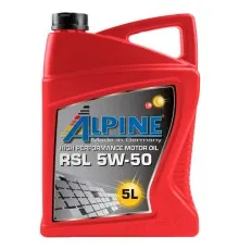 Моторное масло Alpine 5W-50 RSL 5л (1425-5)