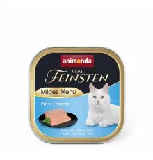 Паштет для котів Animonda Vom Feinsten Adult Turkey + Trout 100 г (4017721830515)