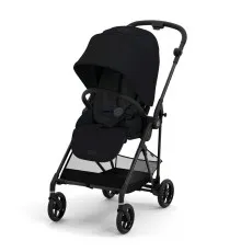 Коляска Cybex Melio Carbon Moon Black (з бампером) (522002639)