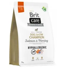 Сухий корм для собак Brit Care Dog Hypoallergenic Dog Show Champion з лососем і оселедцем 3 кг (8595602559114)