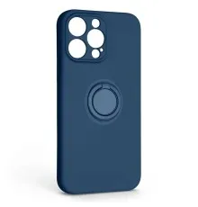 Чохол до мобільного телефона Armorstandart Icon Ring Apple iPhone 14 Pro Max Blue (ARM68720)