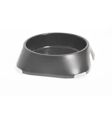 Посуд для собак Fiboo Миска без антиковзких накладок L темно-сіра (FIB0164)
