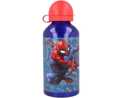 Поїльник-непроливайка Stor Marvel - Spiderman Graffiti, Aluminium Bottle 500 ml (Stor-37939)