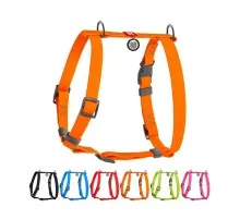 Шлея для собак WAUDOG Waterproof Н-подібна анатомічна L помаранчева (32634)