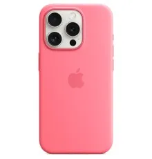 Чохол до мобільного телефона Apple iPhone 15 Pro Silicone Case with MagSafe - Pink,Model A3125 (MWNJ3ZM/A)