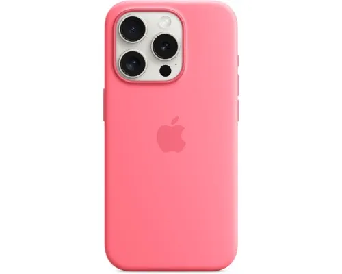 Чохол до мобільного телефона Apple iPhone 15 Pro Silicone Case with MagSafe - Pink,Model A3125 (MWNJ3ZM/A)