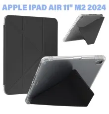 Чохол до планшета BeCover Ultra Slim Origami Transparent Apple iPad Air 11" M2 2024 Black (711389)