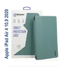 Чохол до планшета BeCover Tri Fold Soft TPU Silicone Apple iPad Air 4 10.9 2020/2021 Dark Green (706870) (706870)