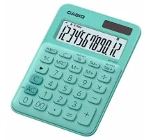 Калькулятор Casio MS-20UC-GN-W-EC, зелений (CALC-CAS-MS-20UC-GN)