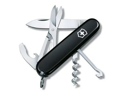 Нож Victorinox Compact 91 мм Чорний (1.3405.3)