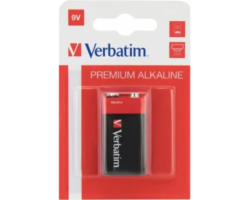 Батарейка Verbatim Крона Alcaline 9V * 1 (49924)