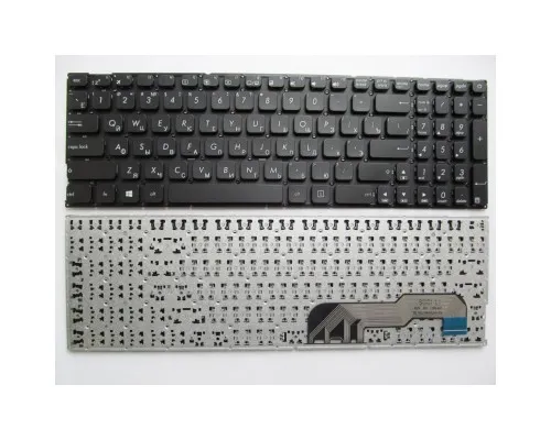 Клавіатура ноутбука ASUS X541 черн.без рамки RU/US (A43463)