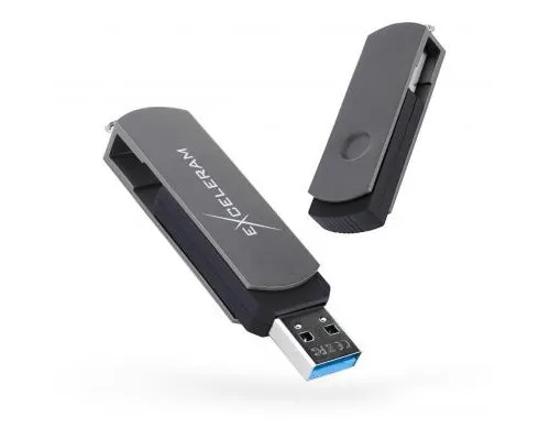 USB флеш накопичувач eXceleram 16GB P2 Series Gray/Black USB 3.1 Gen 1 (EXP2U3GB16)