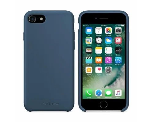 Чохол до мобільного телефона MakeFuture Apple iPhone 7/8 Silicone Blue (MCS-AI7/8BL)