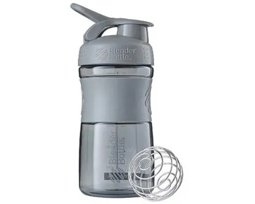 Шейкер спортивный BlenderBottle SportMixer 590ml Grey ORIGINAL (SM 20oz Grey)