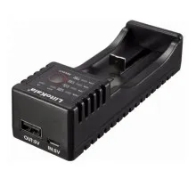 Зарядное устройство для аккумуляторов Liitokala 1 Slot, LED дисплей, USB, Li-ion/Ni-MH/Ni-Cd/AA/ААA/AAAA/С (Lii-100)