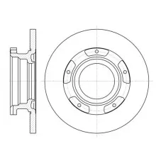 Гальмівний диск REMSA 61107.00