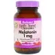 Амінокислота Bluebonnet Nutrition Мелатонін, Melatonin, 1 мг, EarthSweet, Малиновий Смак, 120 (BLB0991)