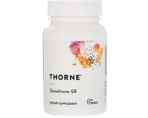 Антиоксидант Thorne Research Глутатион, Glutathione-SR, 60 капсул (THR-54003)