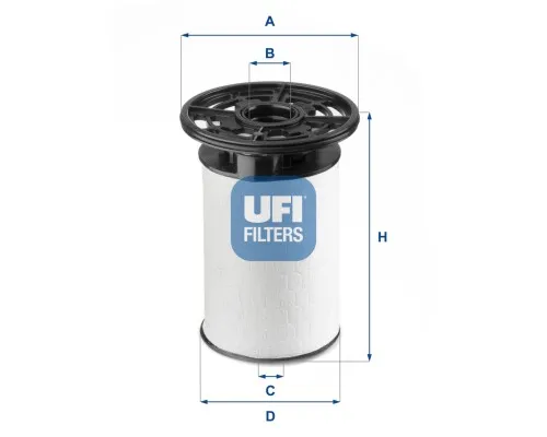 Фільтр паливний UFI 26.076.00
