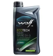 Моторное масло Wolf ECOTECH 5W20 SP/RC D1-3 1л (1050523)