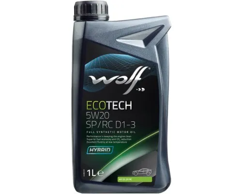 Моторное масло Wolf ECOTECH 5W20 SP/RC D1-3 1л (1050523)
