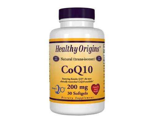 Антиоксидант Healthy Origins Коэнзим Q10, Kaneka (COQ10), 200 мг, 30 желатиновых капсул (HO35047)