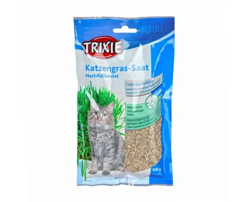 Лакомство для котов Trixie Семена травы (ячмень) 100 г (4011905042367)