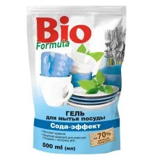 Средство для ручного мытья посуды Bio Formula Сода-эффект дой-пак 500 мл (4823015922725)