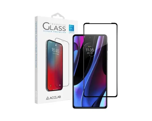 Стекло защитное ACCLAB Full Glue MOTO EDGE 30 Pro 5G (1283126528545)