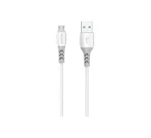 Дата кабель USB 2.0 AM to Micro 5P 1.0m PD-B51m White Proda (PD-B51m-WH)