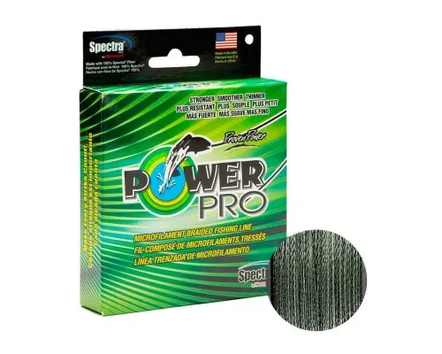 Шнур Power Pro Moss Green 275m 0.19mm 28.6lb/13.0kg (2266.74.63)
