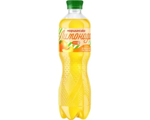 Напій Моршинська соковмісний Лимонада зі смаком Апельсин-Персик 0.5 л (4820017002745)