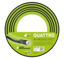 Шланг для поливу Cellfast QUATTRO, 3/4', 25м, 4 шари, до 20 Бар, -10…+50°C (10-075)