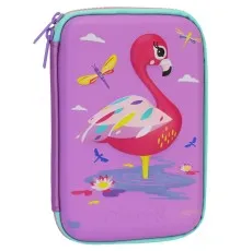 Пенал Cool For School з тисненням 1 відділення Фіолетовий (QT-5632-Purple)