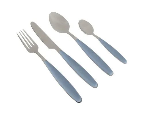 Набір туристичного посуду Gimex Cutlery Colour 16 Pieces 4 Person Blue (6910171)