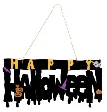 Украшение декоративное YES! Fun Хэллоуин Happy Halloween 41*20 см, фетр (973704)