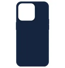 Чехол для мобильного телефона MAKE Apple iPhone 15 Pro Max Silicone Navy Blue (MCL-AI15PMNB)