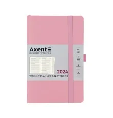 Тижневик Axent 2024 Partner Soft Skin 125 x 195 мм, пудровий (8509-24-24-A)