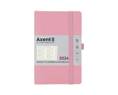 Еженедельник Axent 2024 Partner Soft Skin 125 x 195 мм, пудровый (8509-24-24-A)