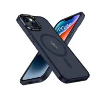 Чохол до мобільного телефона 2E Basic Apple iPhone 15 Plus Soft Touch MagSafe Cover Dark Blue (2E-IPH-15PRM-OCLS-DL)