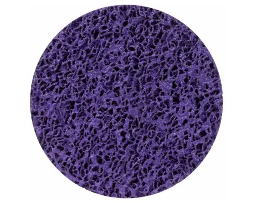 Круг зачистной Sigma из нетканого абразива (коралл) 125мм на липучке фиолетовый жесткий (9176161)