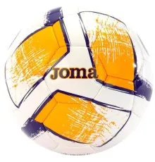 М'яч футбольний Joma Dali II білий, помаранчевий Уні 4 400649.214 (8445757552174)