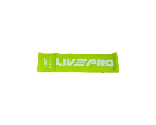 Эспандер LivePro Fitness Band Light LP8415-L зелений Уні 200х15см (4,5кг) (6951376153668)