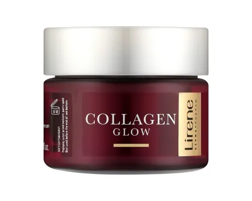 Крем для лица Lirene Collagen Glow Anti-Wrinkle Repairing Cream Восстанавливающий Против морщин 70+ 50 мл (5900717077584)