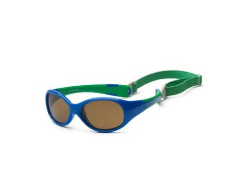 Детские солнцезащитные очки Koolsun Flex зеленые 0+ (KS-FLRS000)