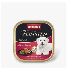 Консервы для собак Animonda Vom Feinsten delicious sauce Adult with Beef + lamb 150 г (4017721823371)