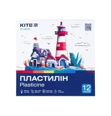 Пластилин Kite Classic 12 цветов, 240 г (K-1086)