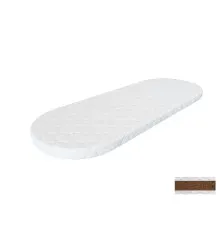 Матрас для детской кроватки Ingvart на диванчик Smart Bed Oval кокос, 60х168 см (6025252)