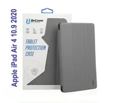 Чохол до планшета BeCover Tri Fold Soft TPU Silicone Apple iPad Air 4 10.9 2020/2021 Gray (706872) (706872)